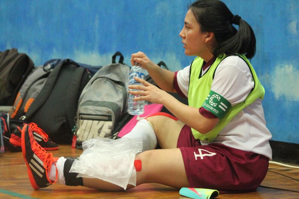 Aksi pemain di ajang LIMA Futsal Greater Jakarta Conference Hari ke-9