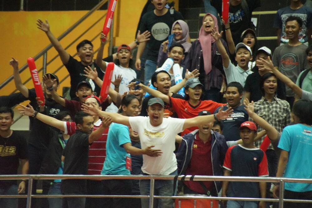 Aksi pemain di ajang LIMA Futsal Greater Jakarta Conference Hari ke-9