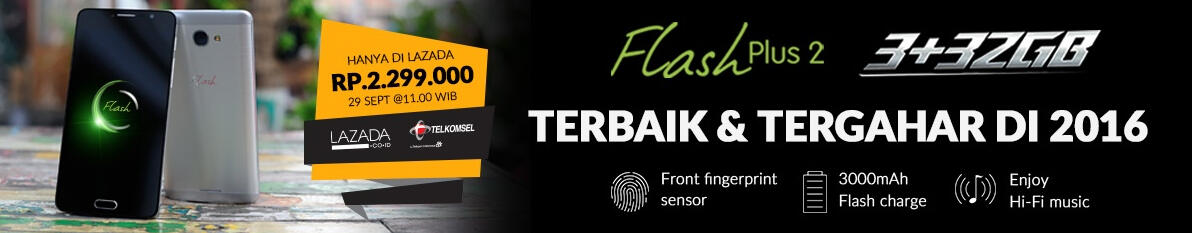Flash Plus 2, Ponsel Berbody Metal dengan Fitur yang Lengkap