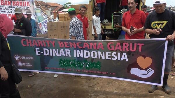 Helping Hand E-Dinar Untuk Korban Garut