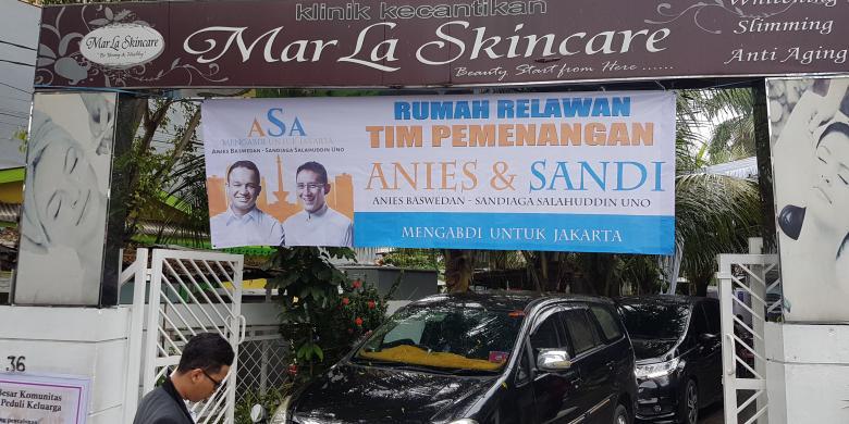 Saat Sebuah Klinik Kecantikan Menjadi Posko Pemenangan Anies-Sandi