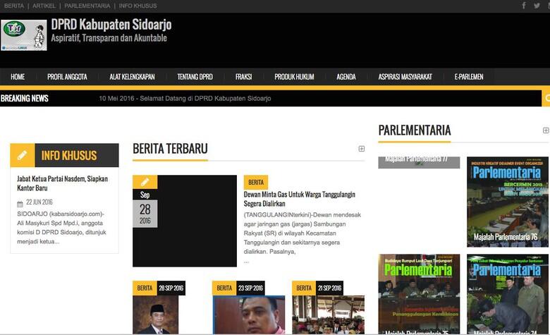 Di Jakarta Heboh 'Videotron Bokep', di Sidoarjo Website DPRD Tampilkan Film Porno