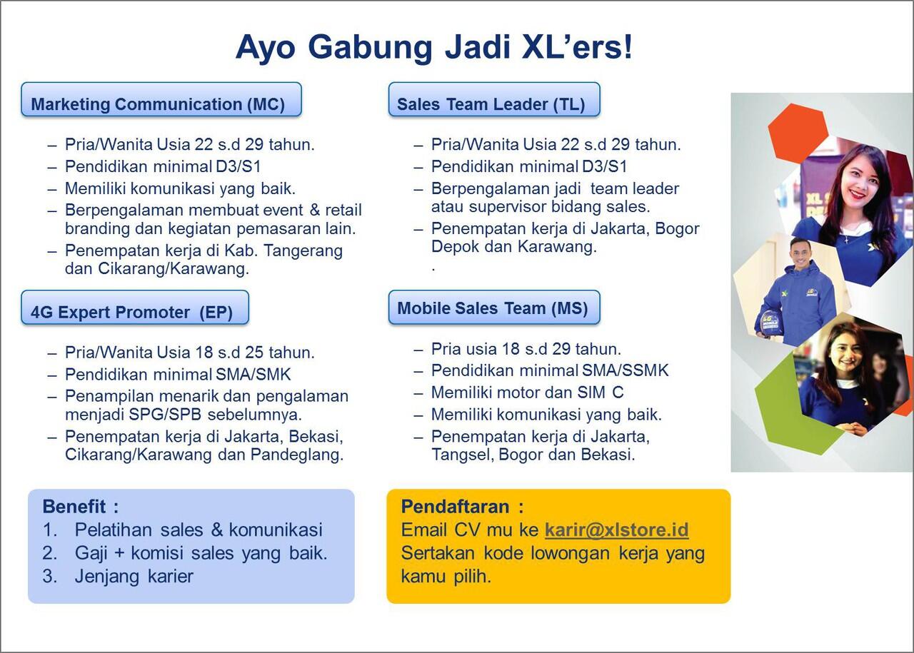 Lowongan Kerja di XL 