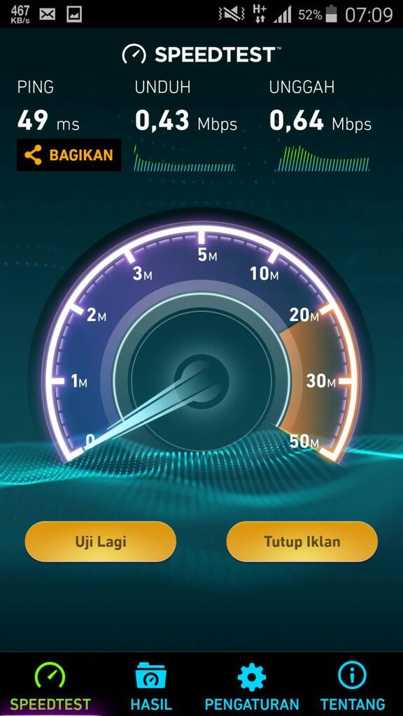 batasan kecepatan di nomor telkomsel 