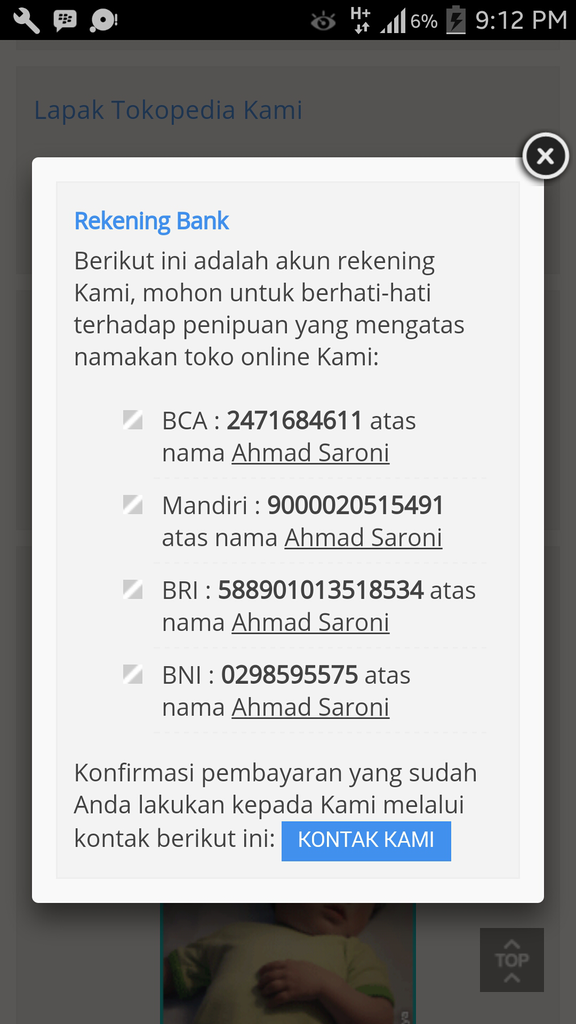 Penipuan Beli Meubel Jepara