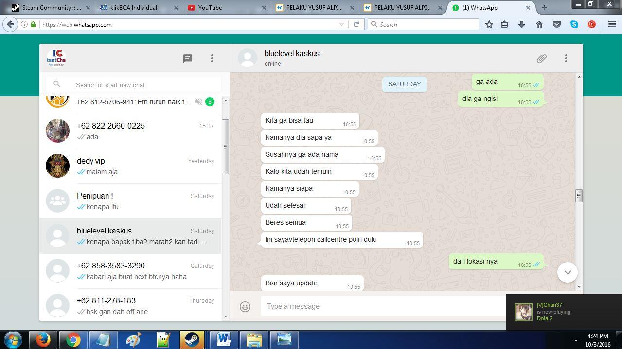 klarifikasi penipuan / money laundry dgn nama yusuf alpin.