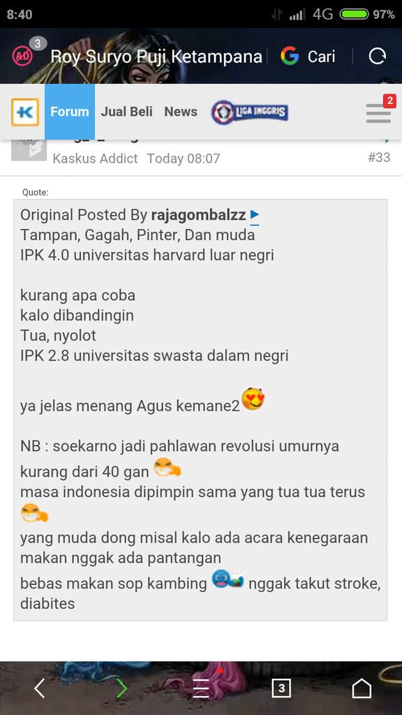 Roy Suryo: Sekarang Ahok Irit Bicara, Ini Bukan Aslinya