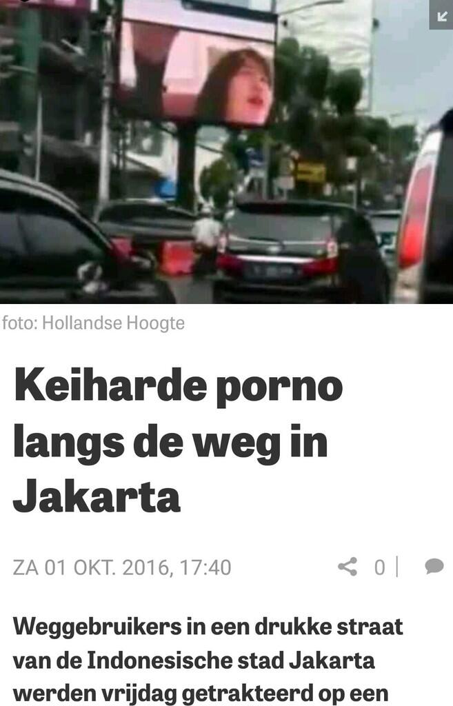 Berita Tentang Film Porn* Di Walkot JaksTersebar Di Belanda