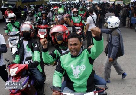 Ratusan Driver Gojek akan Berunjuk Rasa