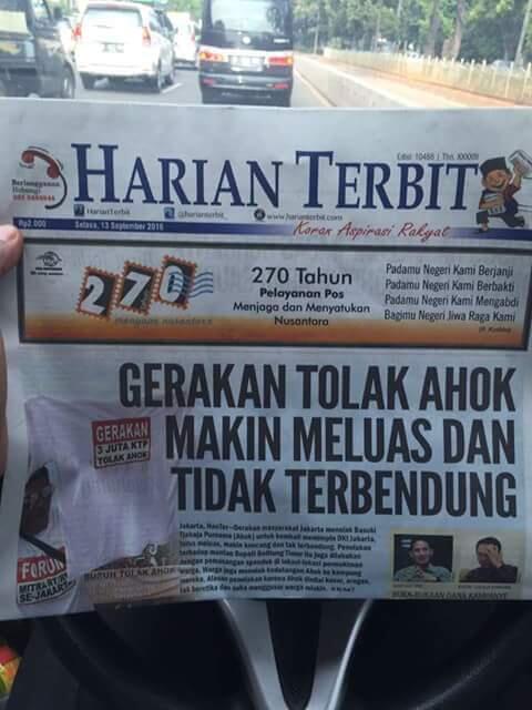 Budayawan Imbau Warga DKI Tidak Pilih Ahok Kembali