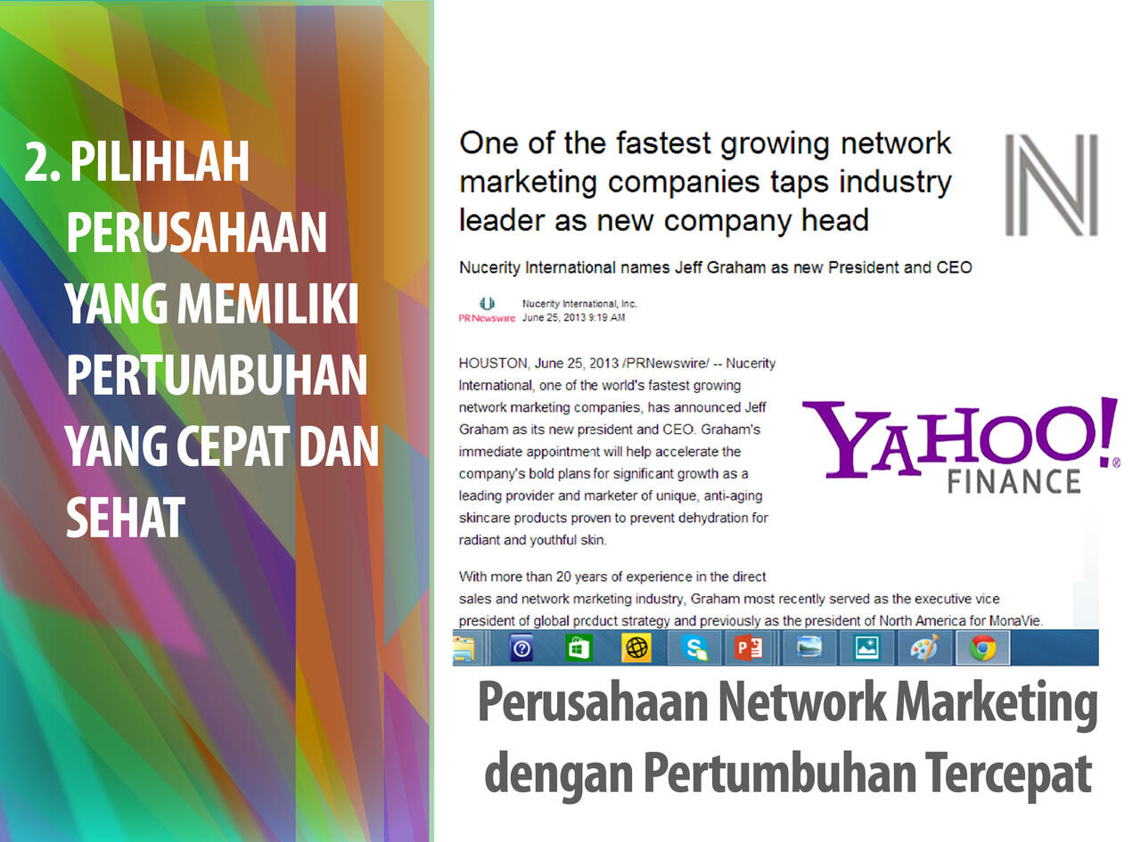 &#91;PELUANG BISNIS&#93; Network Marketing Nucerity International Beda Dari Yang Lain!