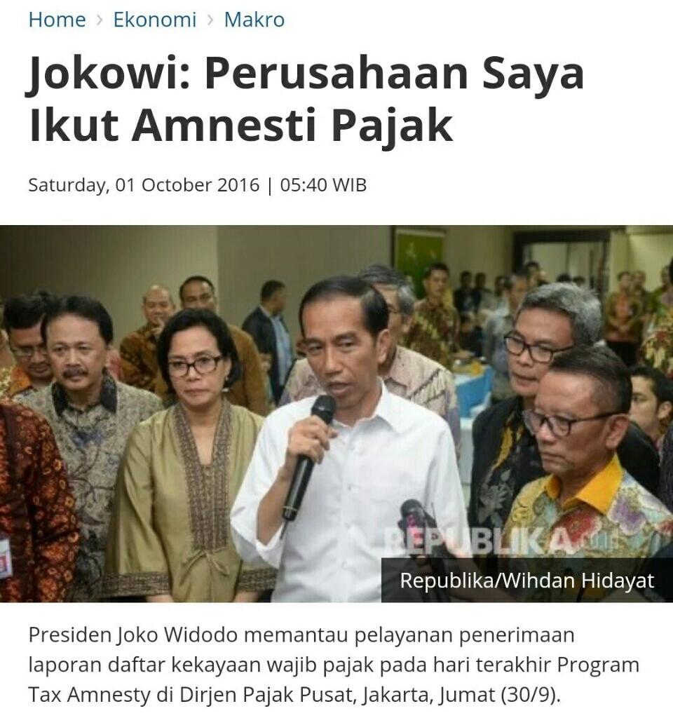 Kritik Sandiaga, Ahok Tuduh Jokowi Pengemplang Pajak?