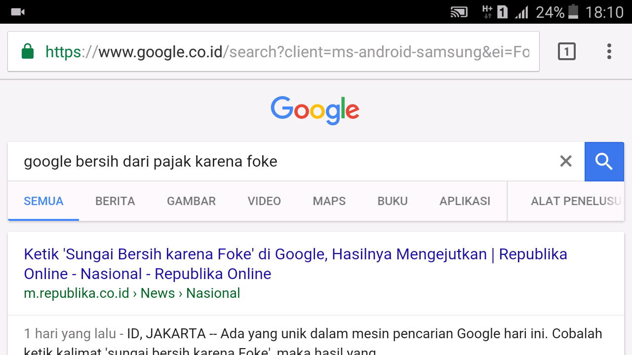 Ayo bully Google - semua bersih karena ahok