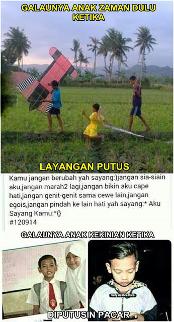 10 meme bedanya anak jaman dulu dan anak jaman sekarang