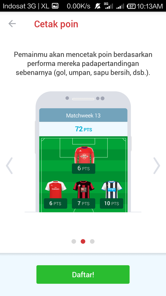 EPL Manager Fantasy Football. hadiah mingguan, iPhone, S7, Go Pro dll