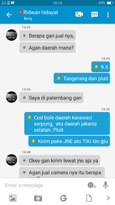 Lagi ngerjain penipu dari OLX..wkwkwk