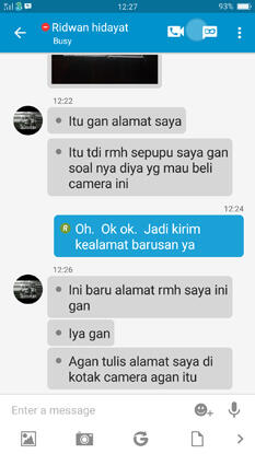 Lagi ngerjain penipu dari OLX..wkwkwk