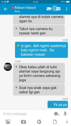 Lagi ngerjain penipu dari OLX..wkwkwk