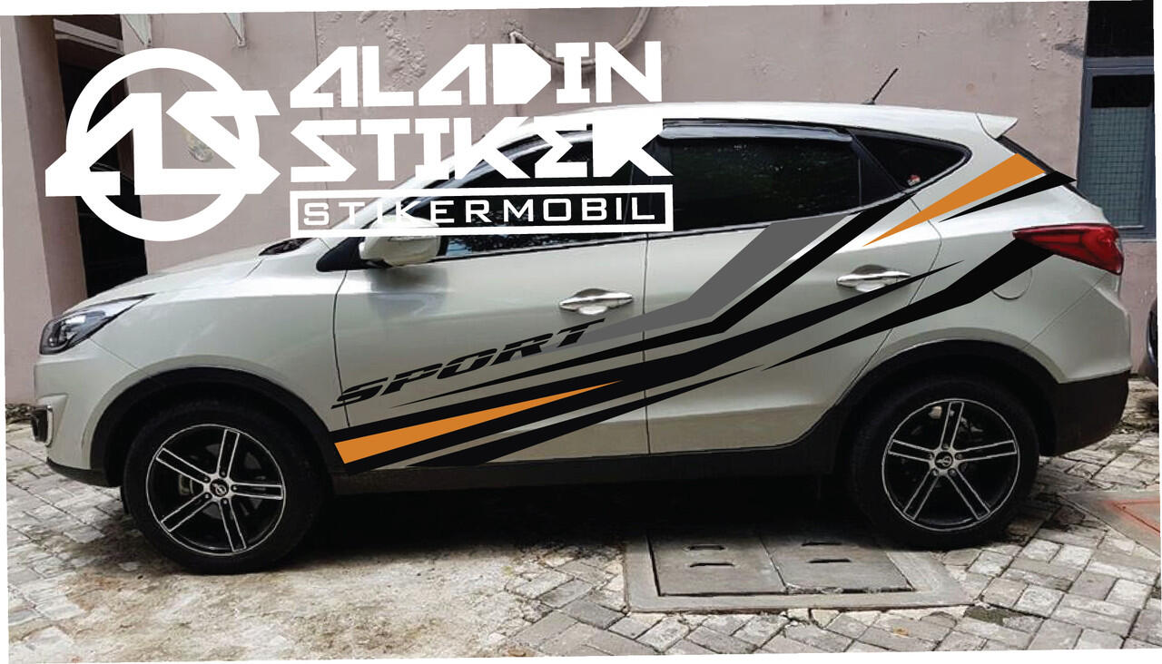 PENGERJAAN TUTUP STIKER MOBIL (FULL BODY, KAP MESIN , ATAS)