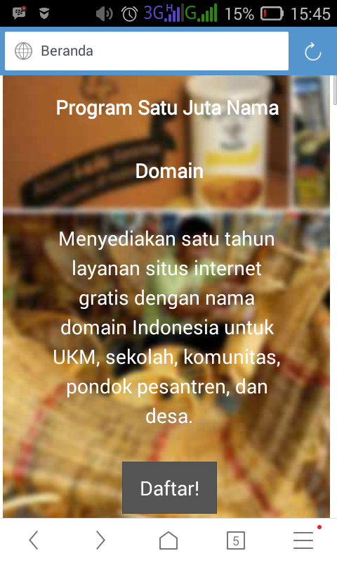 Udah tau Program 1juta Domain dan Hosting Gratis dari KEMKOMINFO?