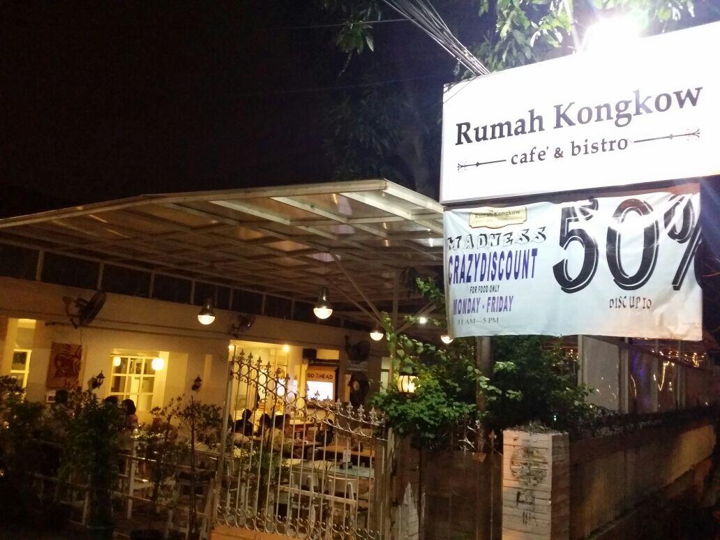 Rumah Kongkow Cafe & Bistro | Jln. Alu Alu No. 1 Rawa Mangun, Pulo Gadung - Jaktim