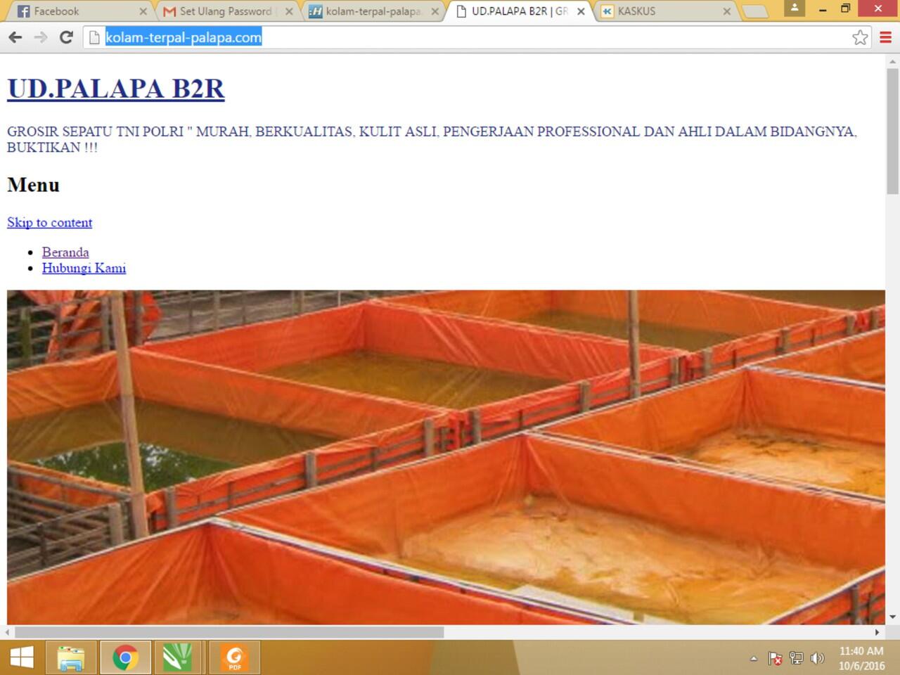 web kosong not found tolong bantu