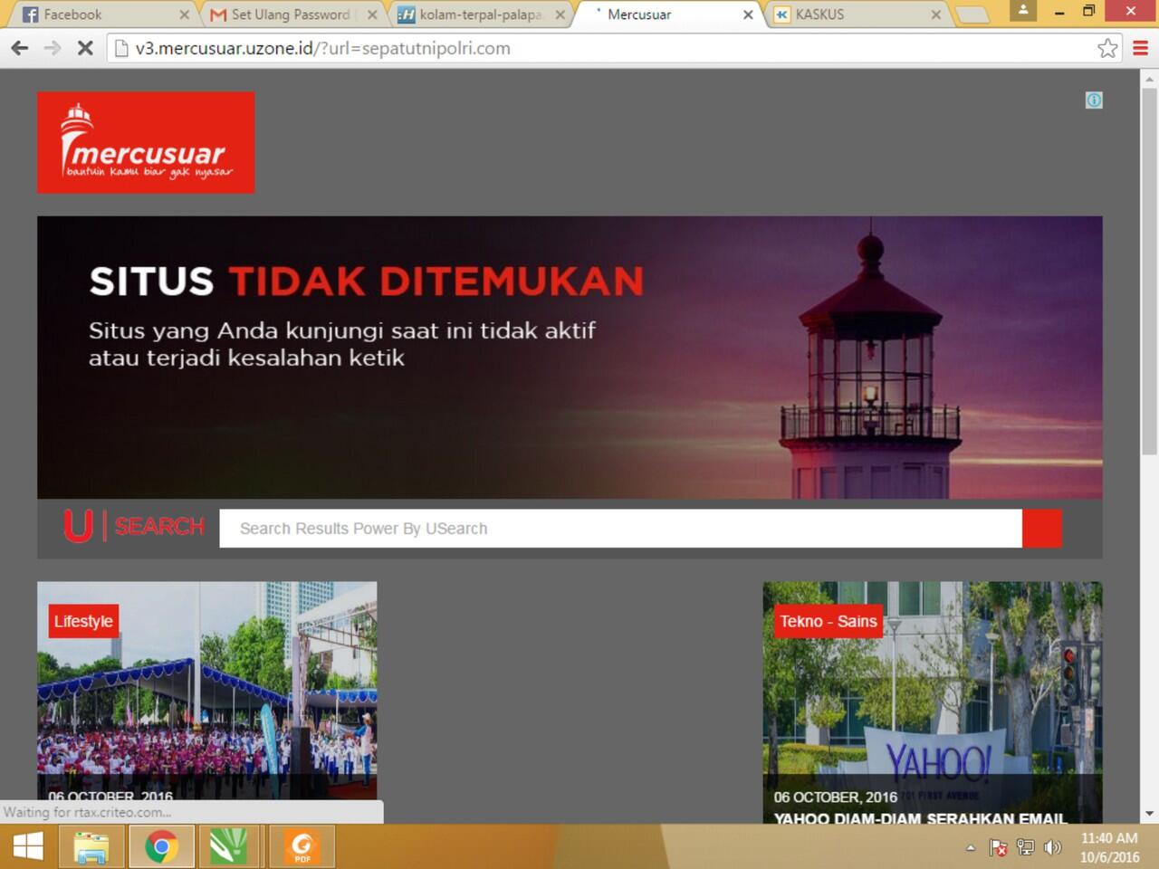 web kosong not found tolong bantu