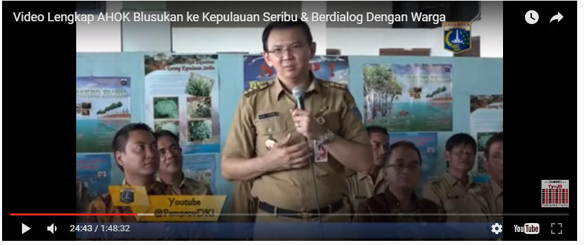 Ahok Resmi Dilaporkan ke Bareskrim Mabes Polri