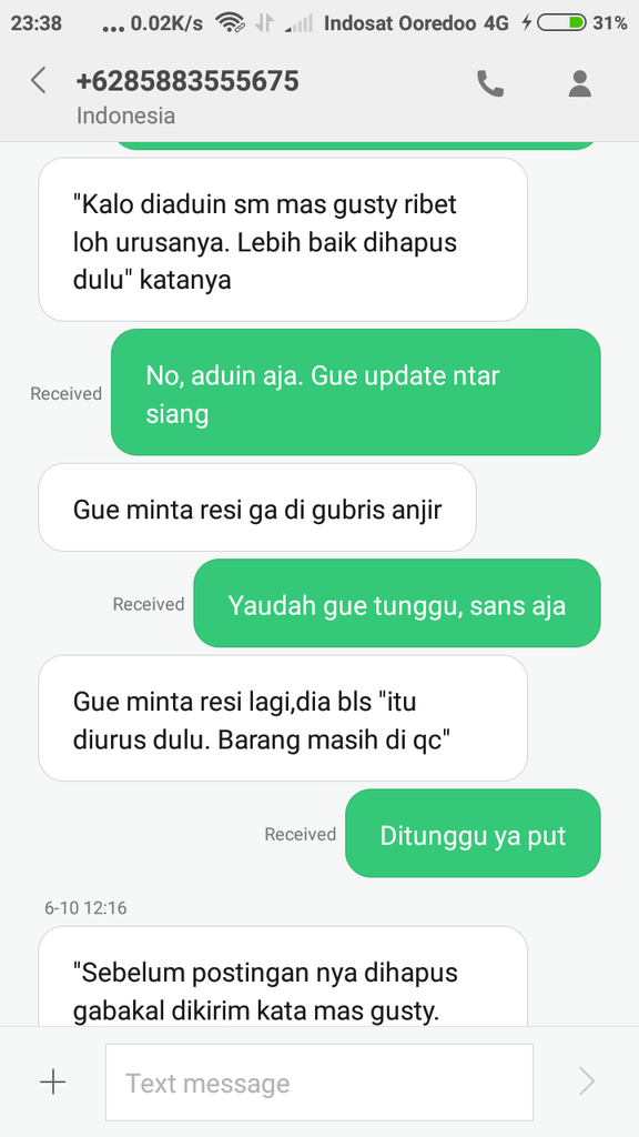 Gusty Saporta aka Sprtastore Penipu