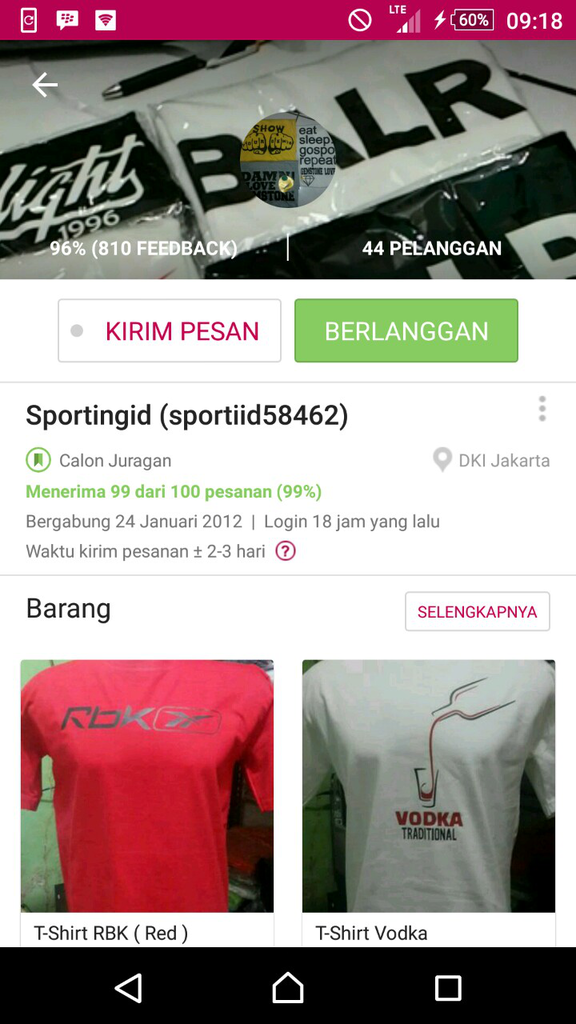 Kebijakan bukalapak yang merugikan Buyer.