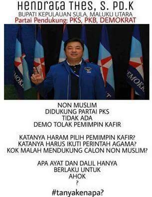 "Ahock dari Awal Tak Pantas Jadi Gubernur"