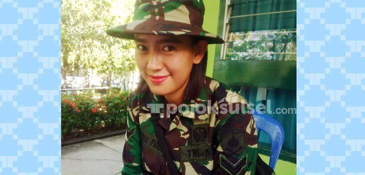 Firda, Tentara Cantik di Parepare. Pantas Jadi Model, Intip Fotonya