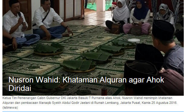 Ini 'Perhitungan Jawa' Ala Nusron yang Menangkan Ahok-Djarot di Pilkada DKI