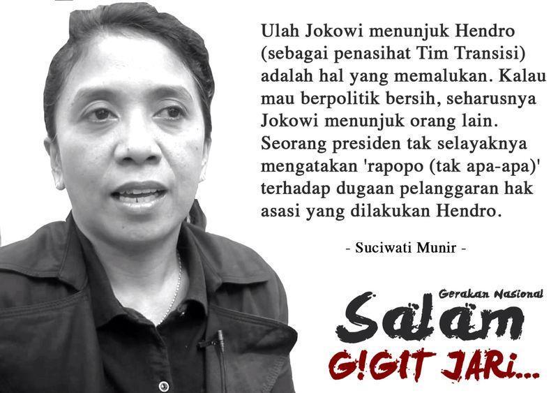 Istri Munir: Saya Dipermainkan Rezim Jokowi