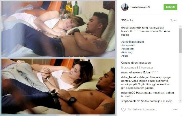 &#91;HOT&#93; MARSHANDA SERANJANG DENGAN SEORANG PRIA SETENGAH BUGIL