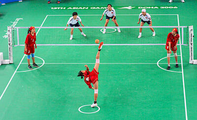 Sepak Takraw gak kalah seru sama futsal