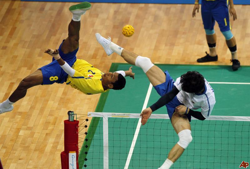 Sepak Takraw gak kalah seru sama futsal