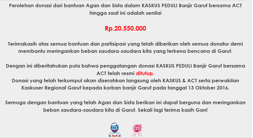 KASKUS PEDULI bersama ACT: Ayo Gan Ikut Bantu Saudara Kita di Garut!