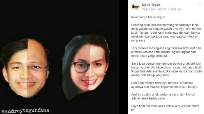 Mario Teguh Sebut Tak Pernah Menolak Kiswinar sebagai Anaknya