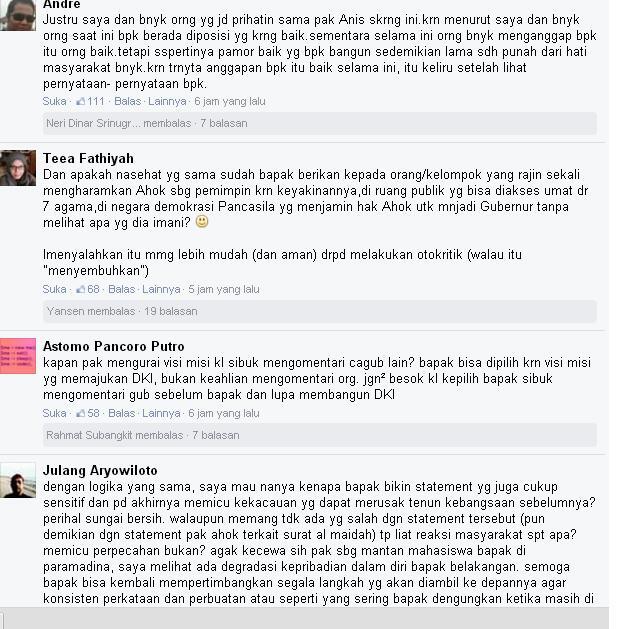 Anies Sayangkan Ahok yang Catut Ayat Alquran