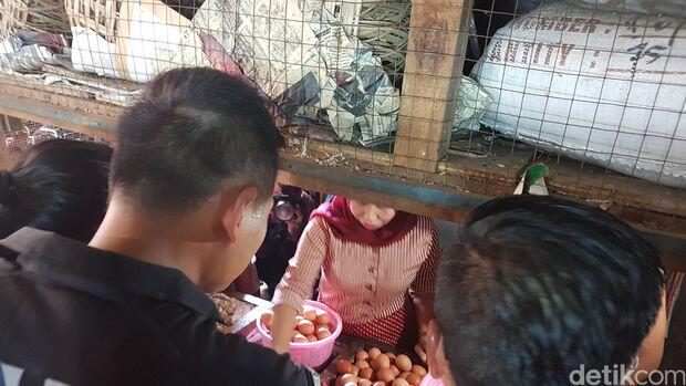 Blusukan di Pasar, Agus Yudhoyono dan Annisa Belanja Daging Hingga Mangga