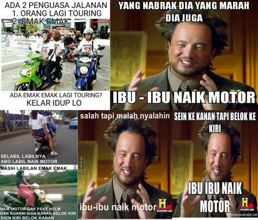 Kebiasaaan Yang perlu di Buang Saat membawa Motor