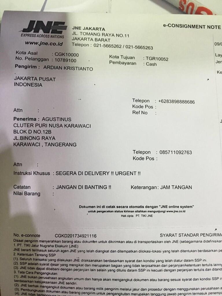 Surat terbuka untuk agan maccount aka agustinus ( serviced jam )