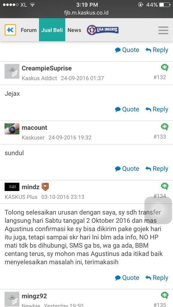Surat terbuka untuk agan maccount aka agustinus ( serviced jam )