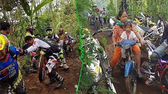 Foto Pengendara Motor yg digunakan Wanita ini Jadi Viral!! Karena...