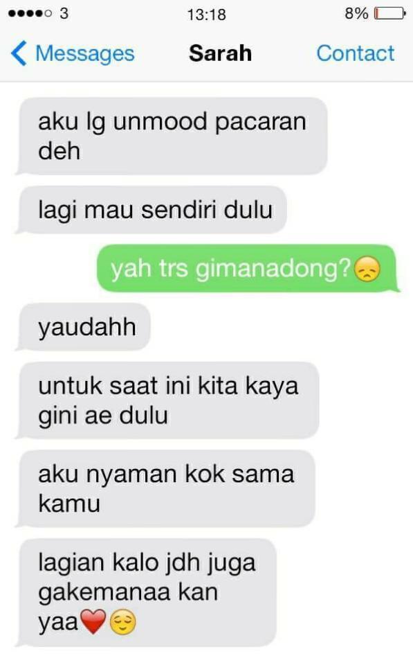 Percakapan SMS ini buktikan tegarnya cowok meski berkali-kali disakiti, huhuhu 