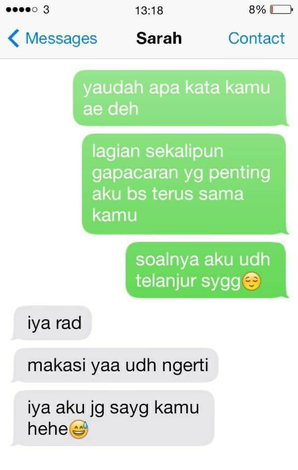 Percakapan SMS ini buktikan tegarnya cowok meski berkali-kali disakiti, huhuhu 