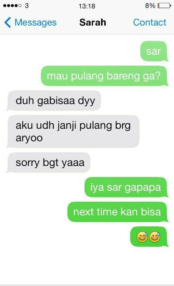 Percakapan SMS ini buktikan tegarnya cowok meski berkali-kali disakiti, huhuhu 
