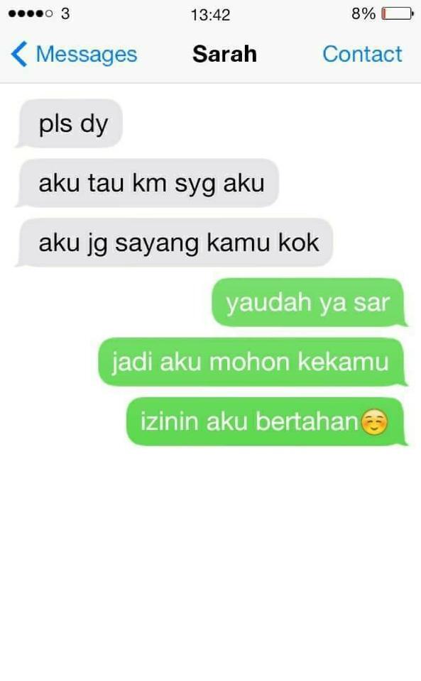 Percakapan SMS ini buktikan tegarnya cowok meski berkali-kali disakiti, huhuhu 