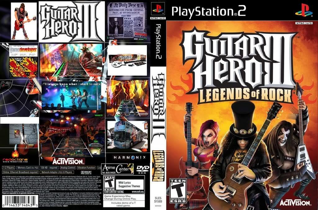 TOP 10 LAGU ROCK TERBAIK DARI &quot; GUITAR HERO 2 &quot; GAN !!!